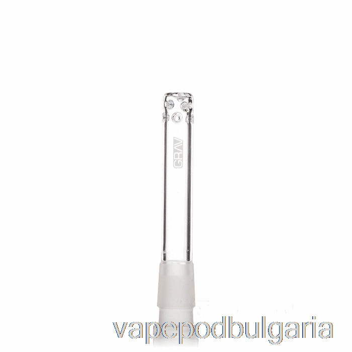 Vape 10000 Дръпки Grav 14mm Fission Downstem 4.5 Inches